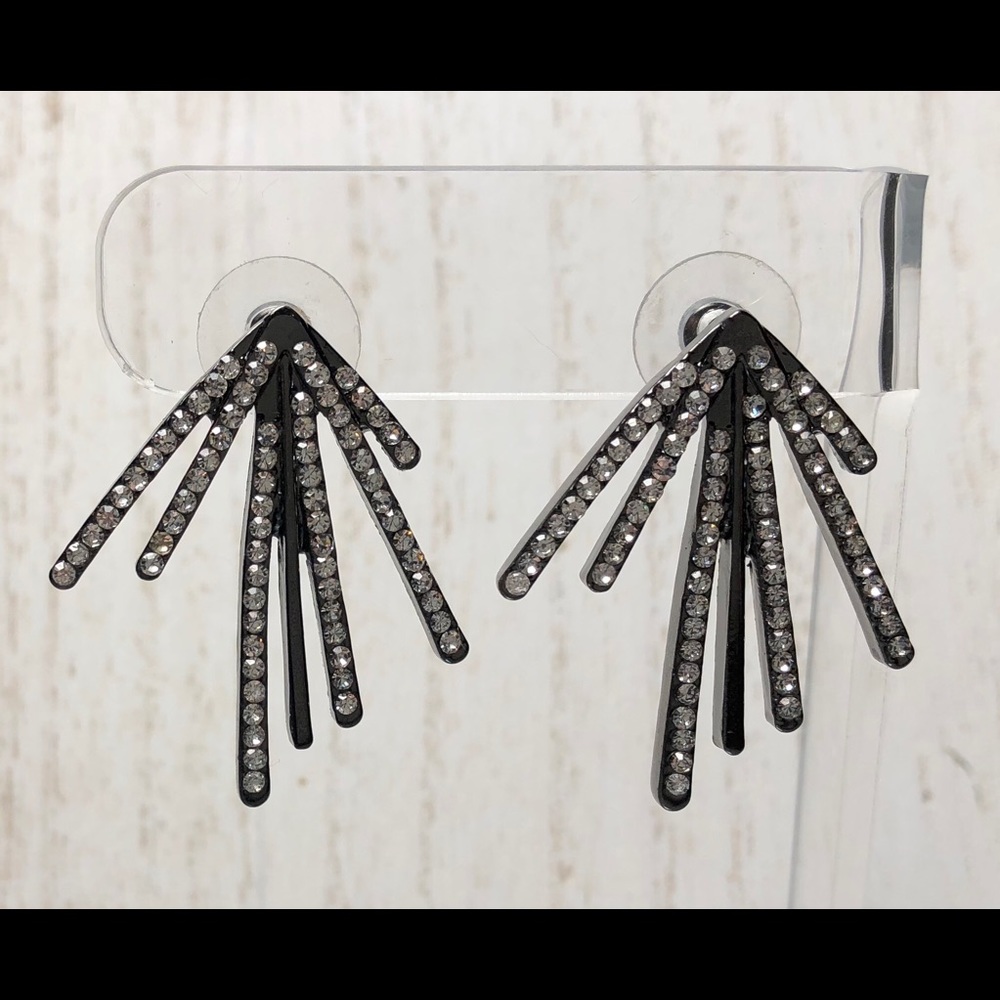 Inc Earrings with rhinestones